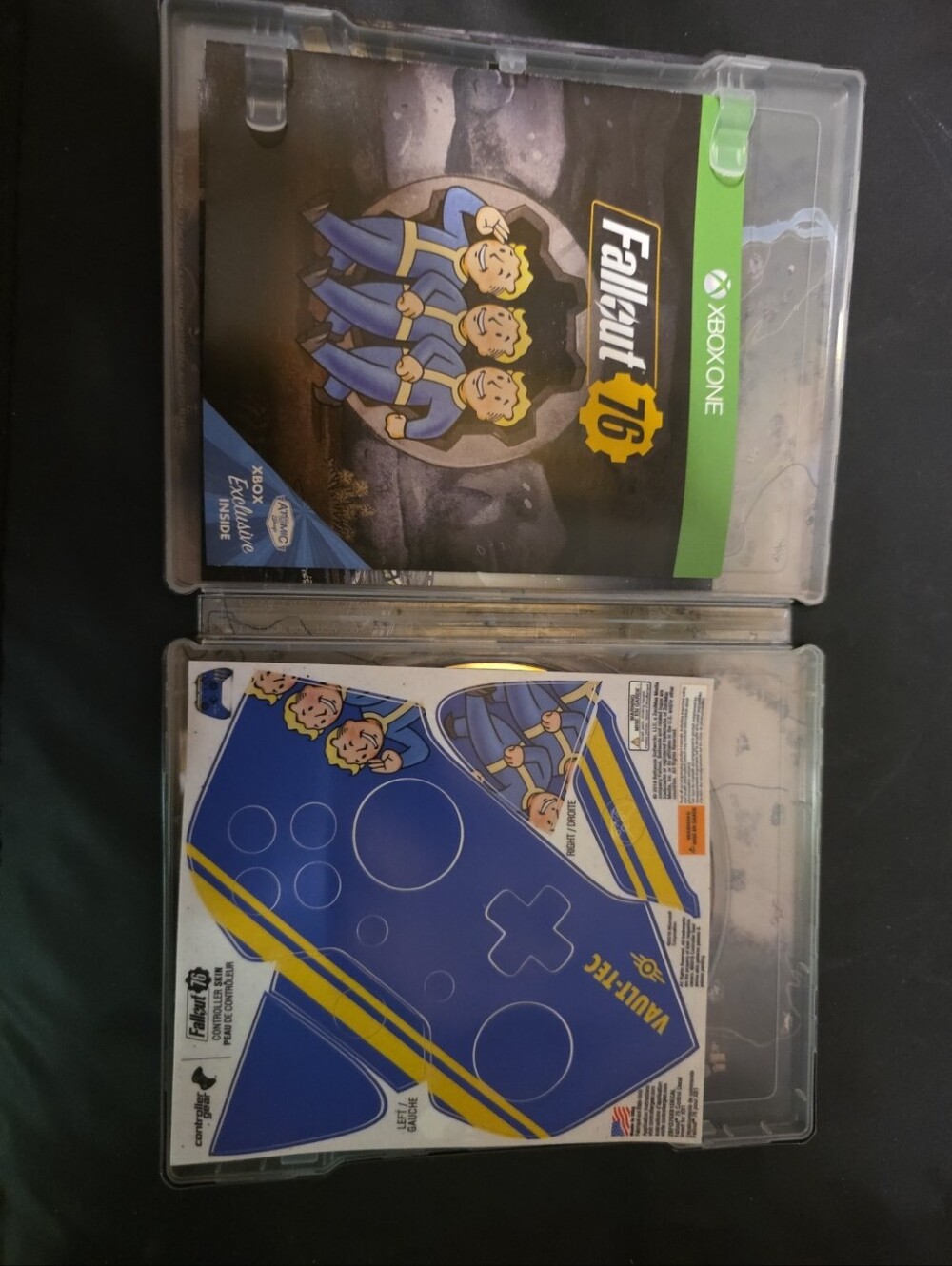 Xbox One Fallout 76 Steelbook Edition Disc Controller Skin 2018 - Picture 9 of 10